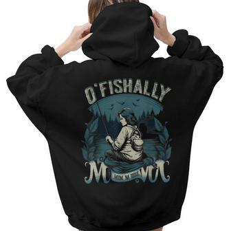 Ofishally The Best Mama Fishing Rod Mommy For Women Women Hoodie Back Print | Mazezy CA