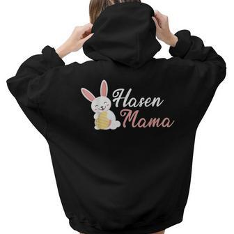 Rabbit Mum Easter Rabbit Mum Rabbit For Women Women Hoodie Back Print | Mazezy UK