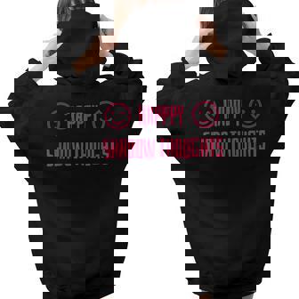 Vintage Happy Shadow Thoughts - Sophie Msmsmsm Classic Women Hoodie Back Print | Mazezy