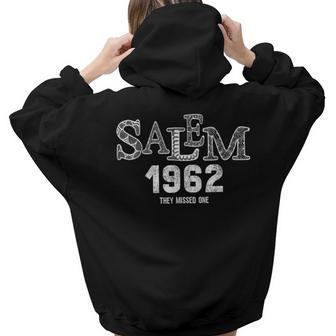 Vintage Salem 1692 They Missed One Halloween Outfit Family Women Hoodie Back Print | Mazezy