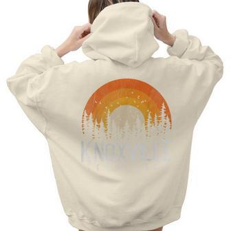 Knoxville Tennessee Tn Retro Style Vintage 80S 80S Vintage s Women Hoodie Back Print | Mazezy
