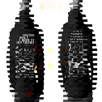 Barbecue Grilling Party Things I Do In My Spare Time Bbq Back Print Hoodie | Mazezy