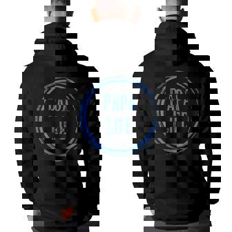 Dad Grandpa Papa Great Grandad Dad To Be New Father Daddy Grandpa Funny Gifts Back Print Hoodie | Mazezy