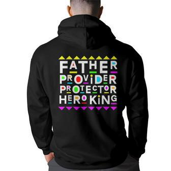 Fathers Day Design 90S Style 90S Vintage Designs Funny Gifts Back Print Hoodie | Mazezy