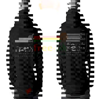 Free-Ish Since 1865 Junenth African American Junenth Back Print Hoodie - Thegiftio UK