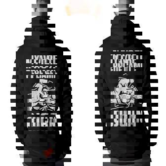 My Favorite People Call Me Ojichan Japanese Grandpa Gift Grandpa Funny Gifts Back Print Hoodie | Mazezy