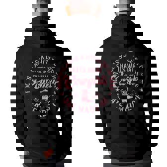 Pink Cowgirl Boots Southern Western Girl Country Rodeo Rodeo Funny Gifts Back Print Hoodie | Mazezy