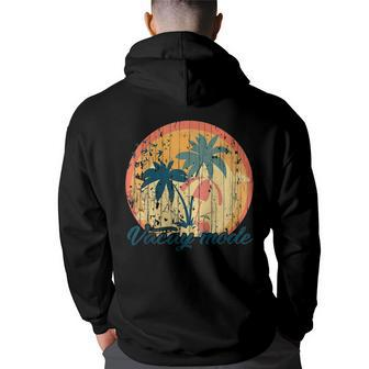 Retro Vintage Vacay Mode Summer Vacation Family Funny Vacation Funny Gifts Back Print Hoodie | Mazezy