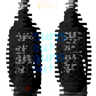 Suns Out Guns Out Retro 80S Nerd Geek Graphic Back Print Hoodie - Thegiftio