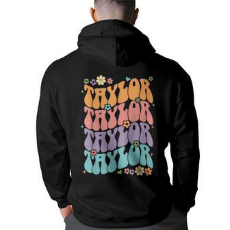 Taylor Personal Name First Name Taylor Hoodie Back Print - Monsterry CA