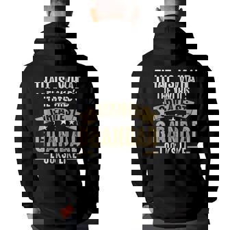 That Is What The Worlds Greatest Grandad Looks Like Grandpa Grandpa Funny Gifts Back Print Hoodie | Mazezy