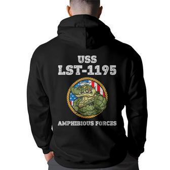 Uss Barbour County Lst-1195 Amphibious Force Back Print Hoodie - Thegiftio UK