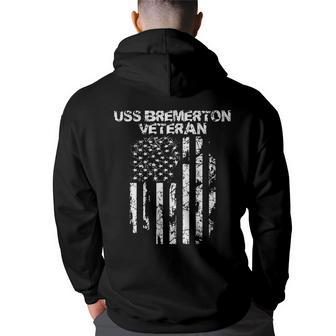 Uss Bremerton Veteran Back Print Hoodie - Thegiftio UK