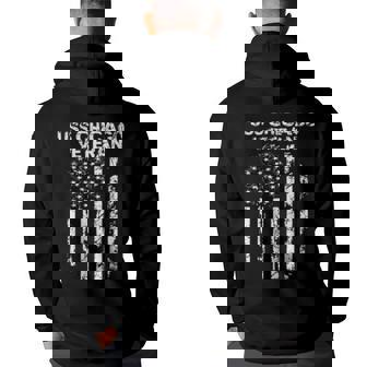 Uss Chicago Veteran Back Print Hoodie - Thegiftio