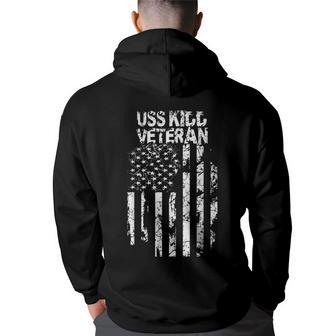 Uss Kidd Veterans Back Print Hoodie - Thegiftio UK