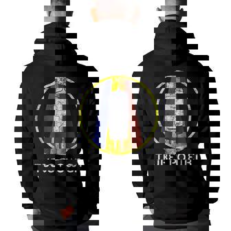 Vacuum Tube Power Vintage Analog Back Print Hoodie | Mazezy