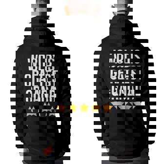 Worlds Greatest Grandad Grandpa Funny Fathers Day Grandpa Funny Gifts Back Print Hoodie | Mazezy