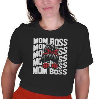Mom Boss Mommy Wife Family Mom Life Mothers Day Gifts For Mom Funny Gifts Old Women T-shirt Graphic Print Unisex Tee | Mazezy CA