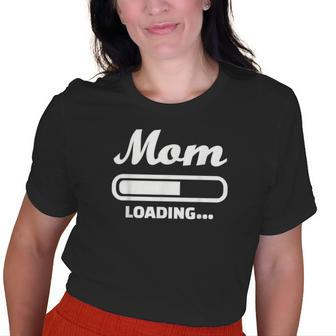 Mom Loading Gifts For Mom Funny Gifts Old Women T-shirt Graphic Print Unisex Tee | Mazezy