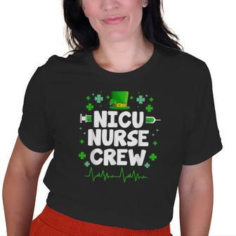 Nicu Nurse Crew Leprechaun Hat Happy St Patrick's Day Old Women T-shirt | Mazezy