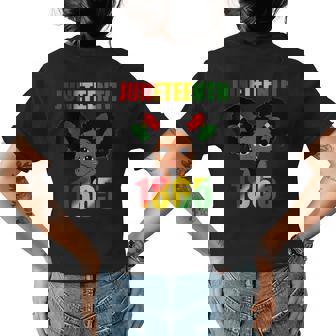 1865 Junenth Celebrate African American Freedom Day Women Freedom Funny Gifts Womens Back Print T-shirt | Mazezy