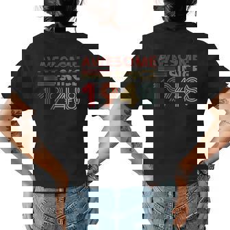 75 Birthday Decorations Men Women 1948 Bday 75Th Birthday Womens Back Print T-shirt | Mazezy