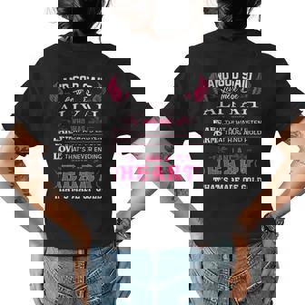 Aliyah Name Gift And God Said Let There Be Aliyah Womens Back Print T-shirt | Seseable CA