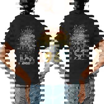 Awesome Since June 1963 Vintage 60Th Birthday Party Retro Womens Back Print T-shirt | Mazezy