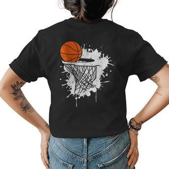 Basketball Gift For Coach Player Boys Girls Men Youth Baller Womens Back Print T-shirt | Mazezy