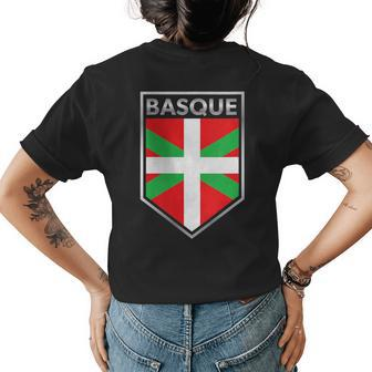 Basque Spain Victory Basque T - Basque Pride Womens Back Print T-shirt | Mazezy