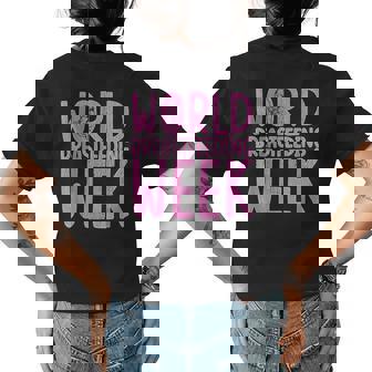 Breast Milk Awareness Design Funny Breastfeeding Mom Womens Back Print T-shirt - Seseable