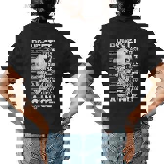 Burgett Name Gift Burgett Ively Met About 3 Or 4 People Womens Back Print T-shirt - Seseable