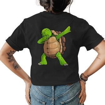 Cool Turtle Design For Men Women Sea Turtle Tortoise Lovers Womens Back Print T-shirt - Seseable