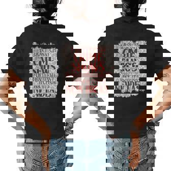 Crime Show Watcher True Crime I Like Crime Shows Womens Back Print T-shirt - Thegiftio