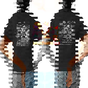 Cute Halloween Christmas Fall Girls Women Kids Unicorn Halloween Womens T-shirt Back Print | Mazezy