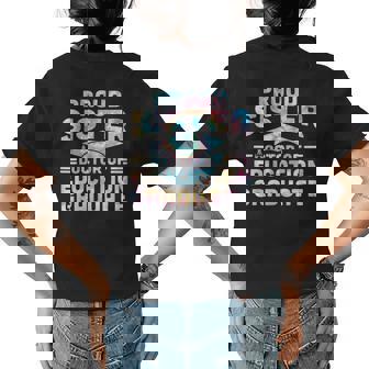 Doctor Of Education Ded Proud Sister Grad Tie Dye University Womens Back Print T-shirt | Mazezy