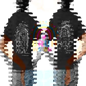 End Of School Year Teacher Summer Bruh We Out Funny Teachers Womens Back Print T-shirt | Mazezy