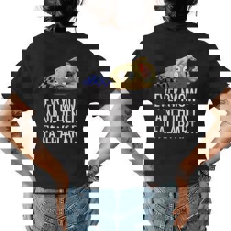 Every Now & Then I Fall Apart Gyro Greek Funny Food Womens Back Print T-shirt - Thegiftio