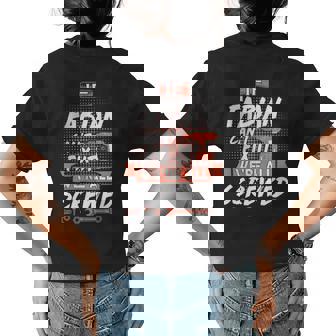Fabian Name Gift If Fabian Cant Fix It Were All Screwed Womens Back Print T-shirt - Seseable