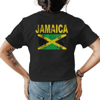 Flag Jamaica Cool Jamaican Flags Men Women Gift Womens Back Print T-shirt - Monsterry CA