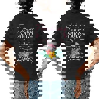 Flocking Fabulous Flamingos Flamingo Lover Flamingo Womens Back Print T-shirt | Mazezy