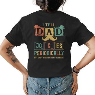 Funny Dad Jokes 2023 Men Women Kids Husband Fathers Day Womens Back Print T-shirt - Seseable