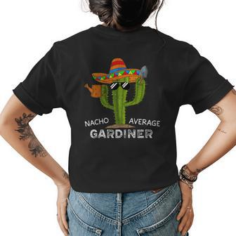 Funny Gardening Garden Lover Botanist Gardner Plant Lover Womens Back Print T-shirt | Mazezy
