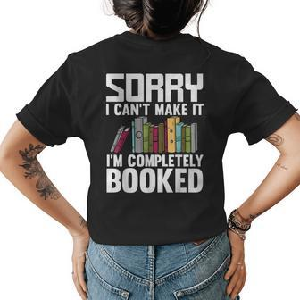 Funny Reading Books For Men Women Constant Reader Bookworm Reading Funny Designs Funny Gifts Womens Back Print T-shirt | Mazezy