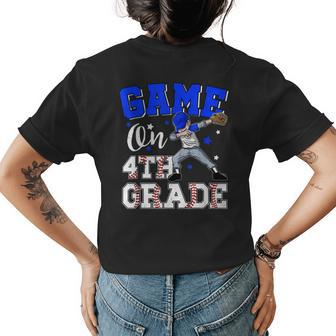 Games On 4Th Grade Boy Dabbing First Day Of School Womens Back Print T-shirt - Seseable