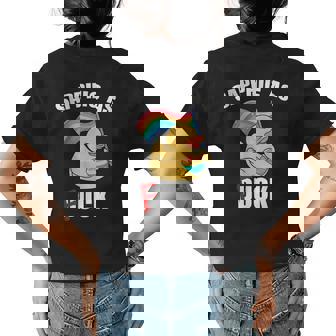 Gay Af Sapphic As Fuck Women Men Lgbt Pride Equality Lesbian Womens Back Print T-shirt | Mazezy
