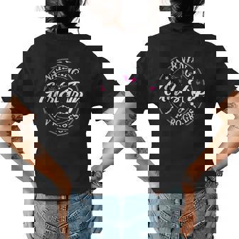 Girls Weekend Warning Girls Trip In Progress Womens Back Print T-shirt | Mazezy