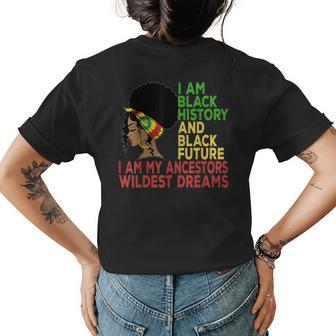 Happy Junenth Is My Independence Day Black Women Kid Men Womens Back Print T-shirt | Mazezy