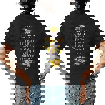 I Have Two Titles Mom And Gigi I Rock Them Both Sunflower Womens Back Print T-shirt | Mazezy