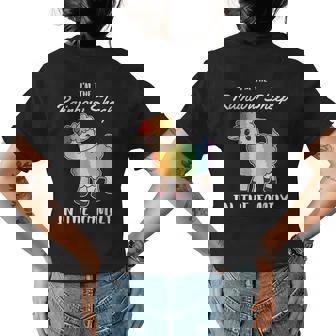 Im The Rainbow Sheep In The Family Womens Back Print T-shirt | Mazezy